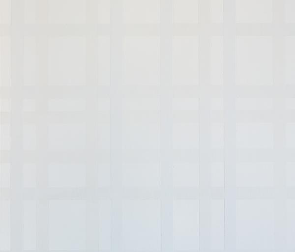Monochrome blanc, 2019, Acrylique sur toile, 60 x 60 cm