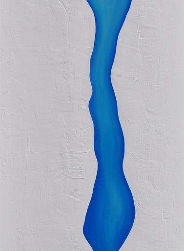 La Faille, 2015, Acrylic on canvas 100 x 50 cm