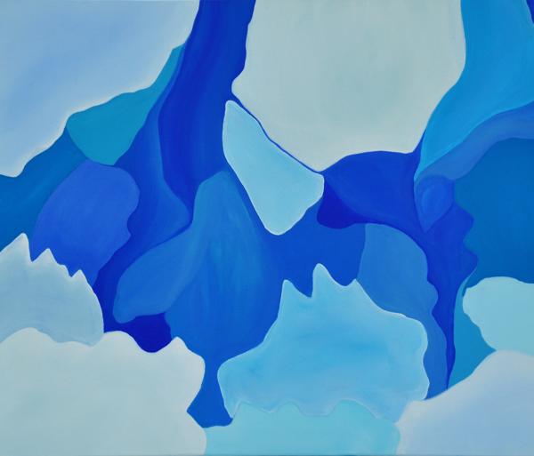 Grotte, 2015, Acrylic on canvas 50 x 60 cm